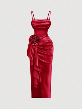 Vestido Longo Vermelho Safira