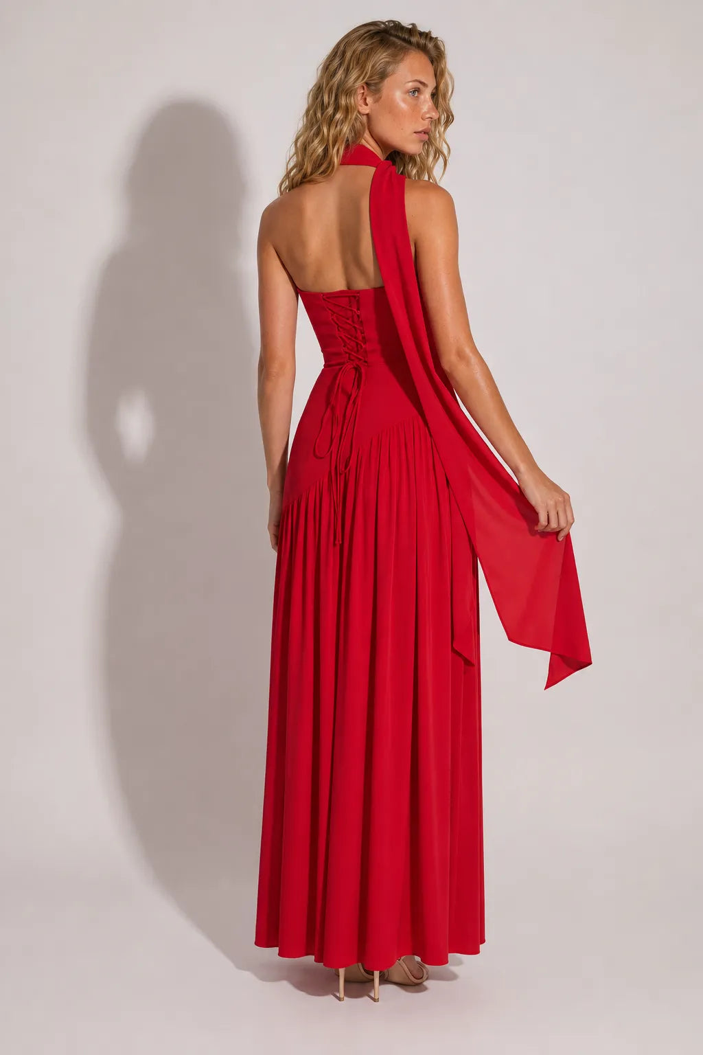 Vestido Longo Vermelho Valéria