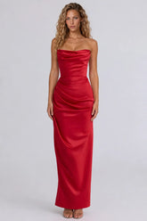 Vestido Longo Vermelho Vittoria