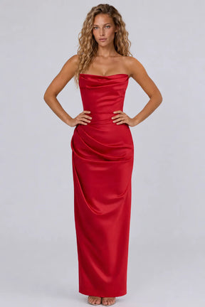 Vestido Longo Vermelho Vittoria