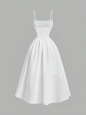 Vestido Midi Branco Amarante