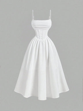 Vestido Midi Branco Amarante
