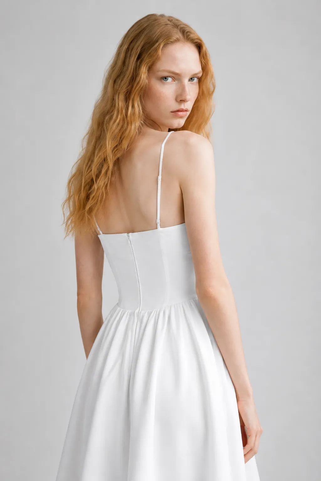 Vestido Midi Branco Emmeline