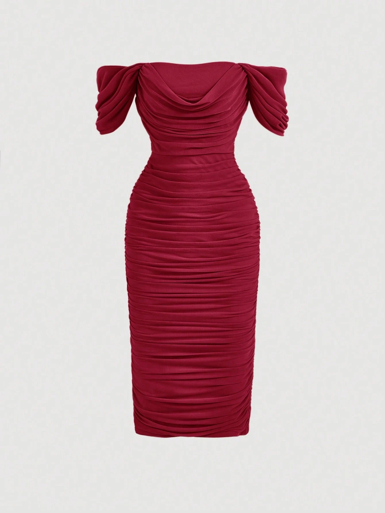Vestido Midi Vermelho Geneviève