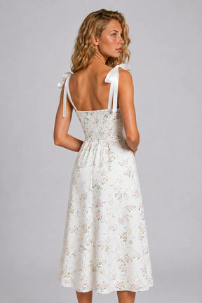 Vestido Midi Branco Isadora