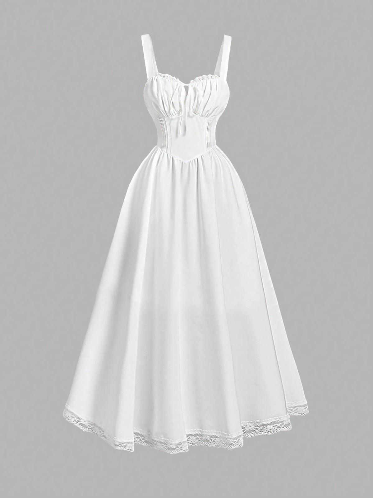 Vestido Midi Branco Margot