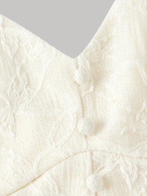 Vestido Midi Branco Oriane