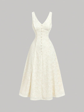 Vestido Midi Branco Oriane