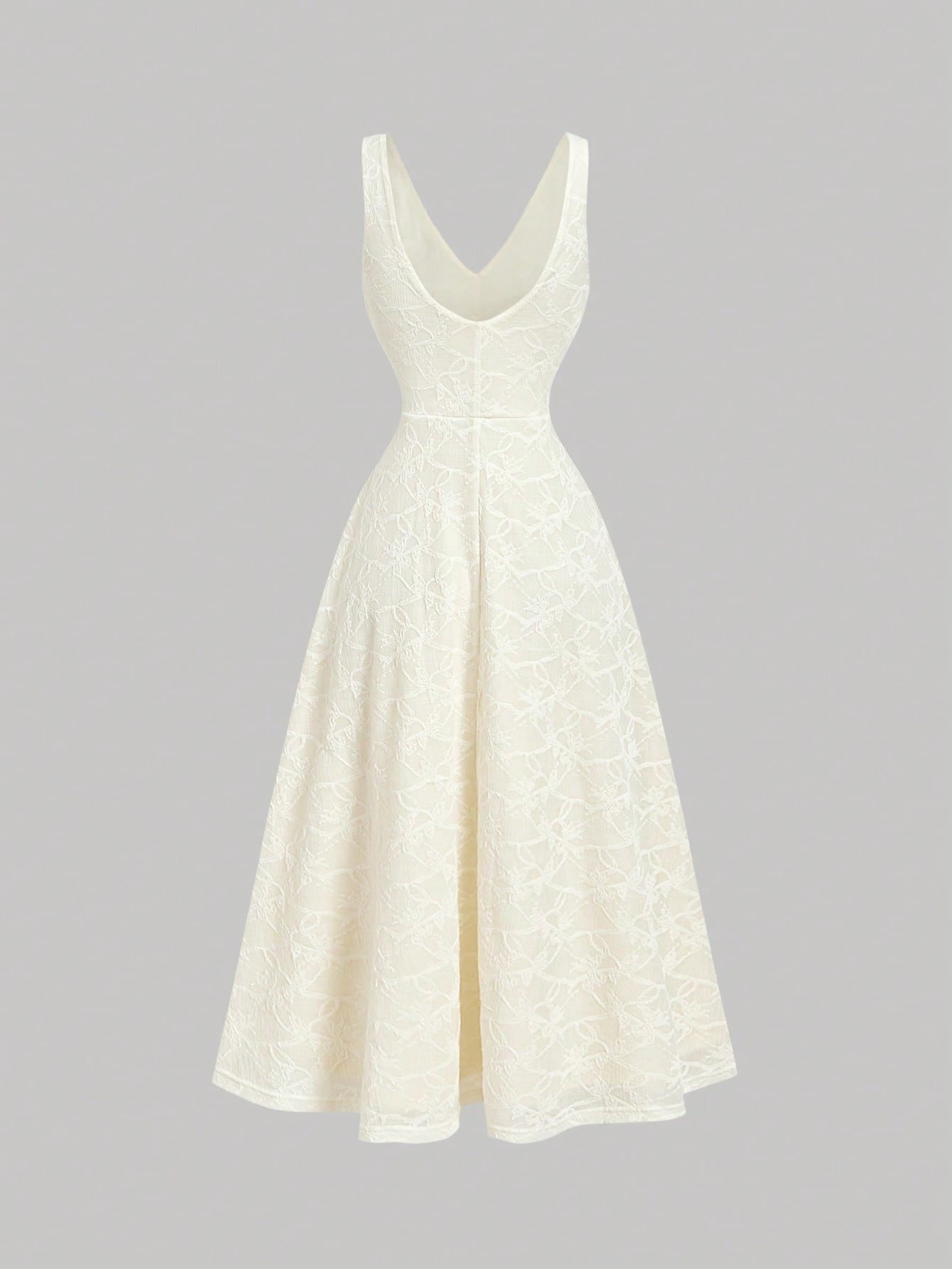 Vestido Midi Branco Oriane