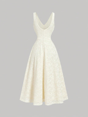 Vestido Midi Branco Oriane