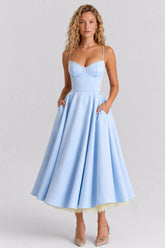 Vestido Midi Elegante Adeline