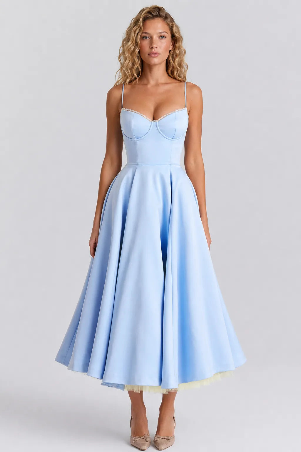 Vestido Midi Elegante Adeline