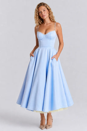 Vestido Midi Elegante Adeline