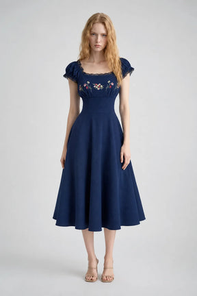 Vestido Midi Elegante Leonora