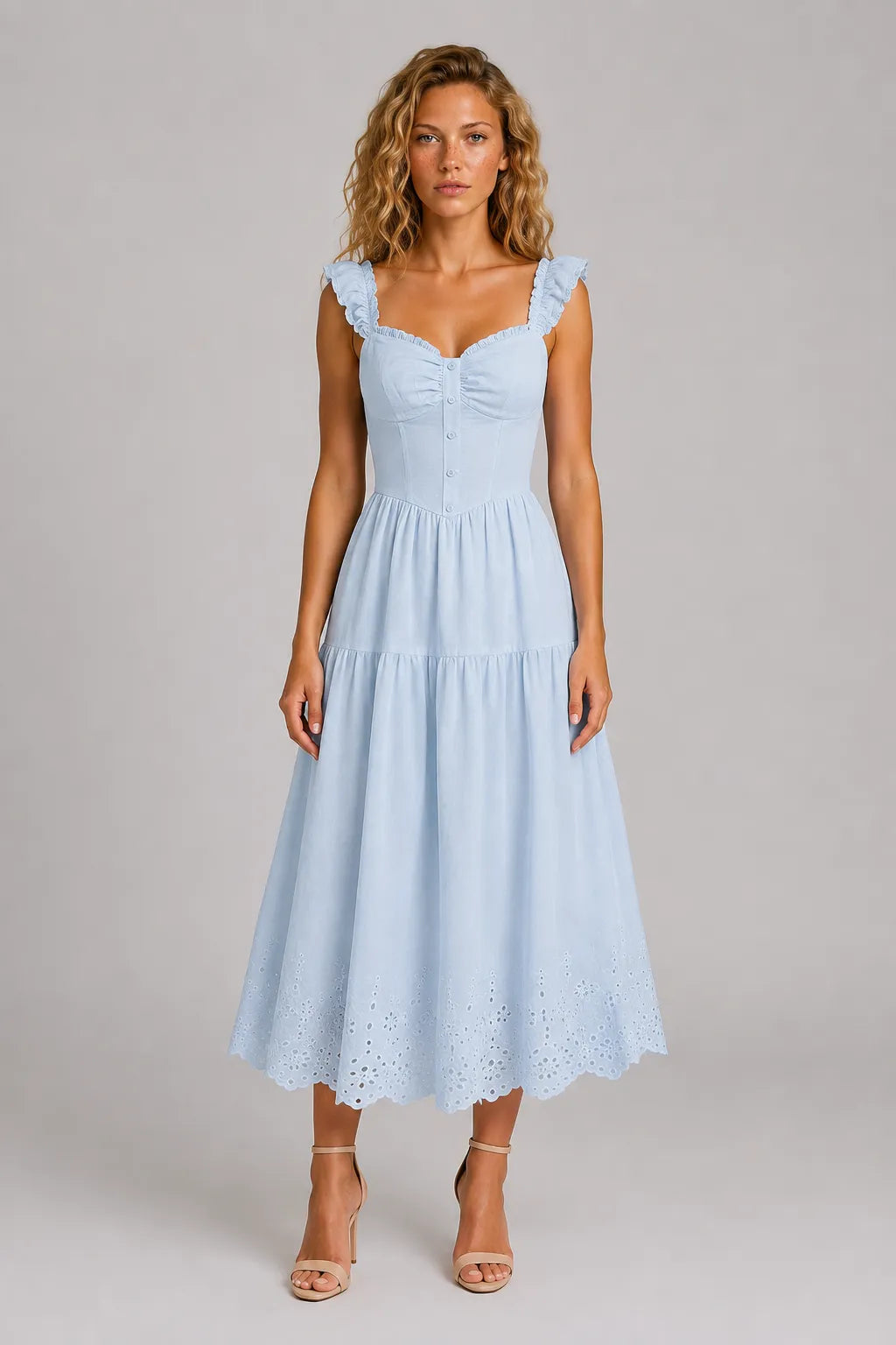 Vestido Midi Elegante Solène