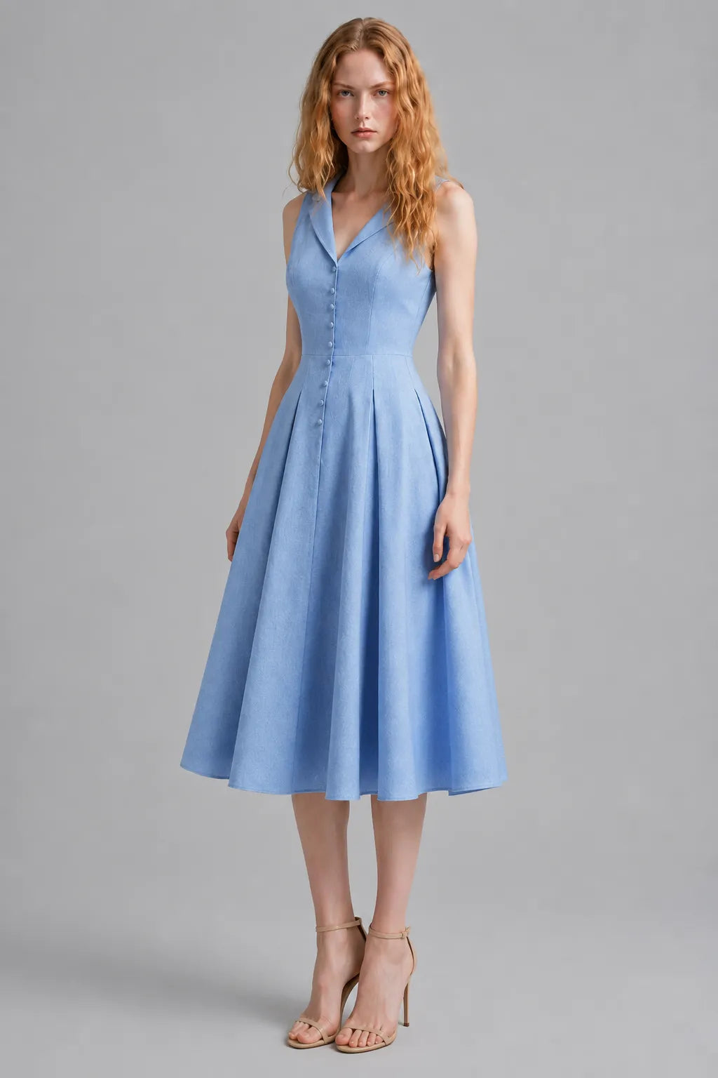 Vestido Midi Elegante Solène