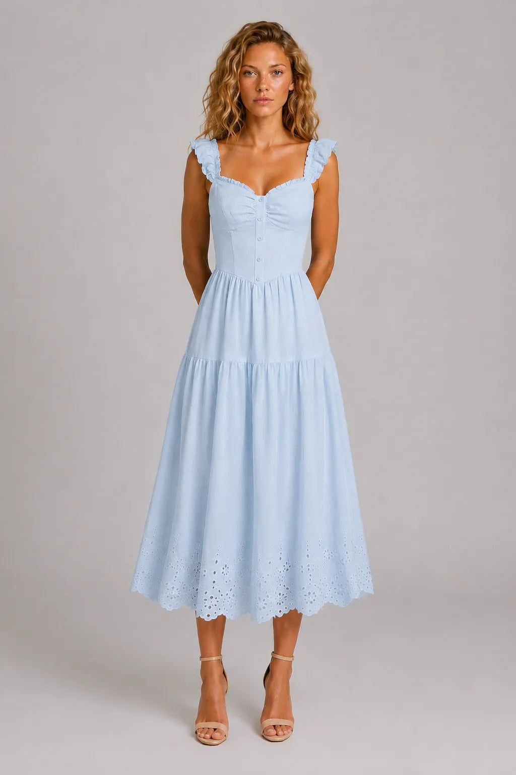Vestido Midi Elegante Solène