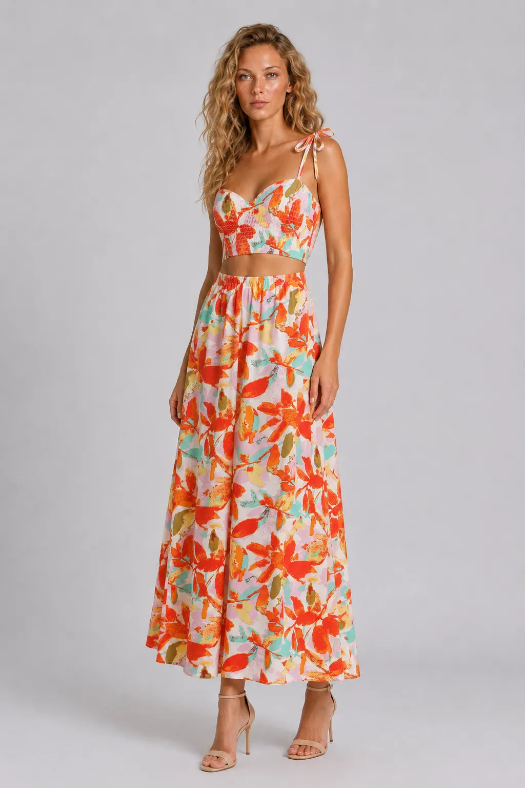 Vestido Midi Floral Giordana