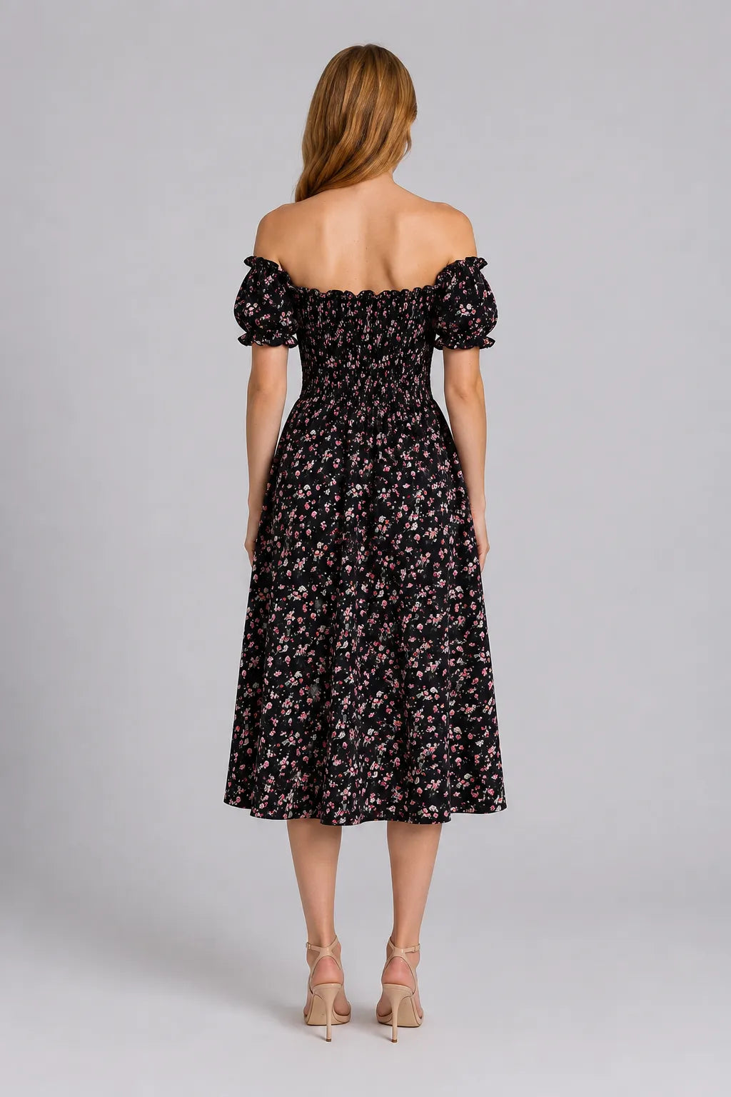 Vestido Midi Floral Ysé