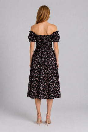 Vestido Midi Floral Ysé