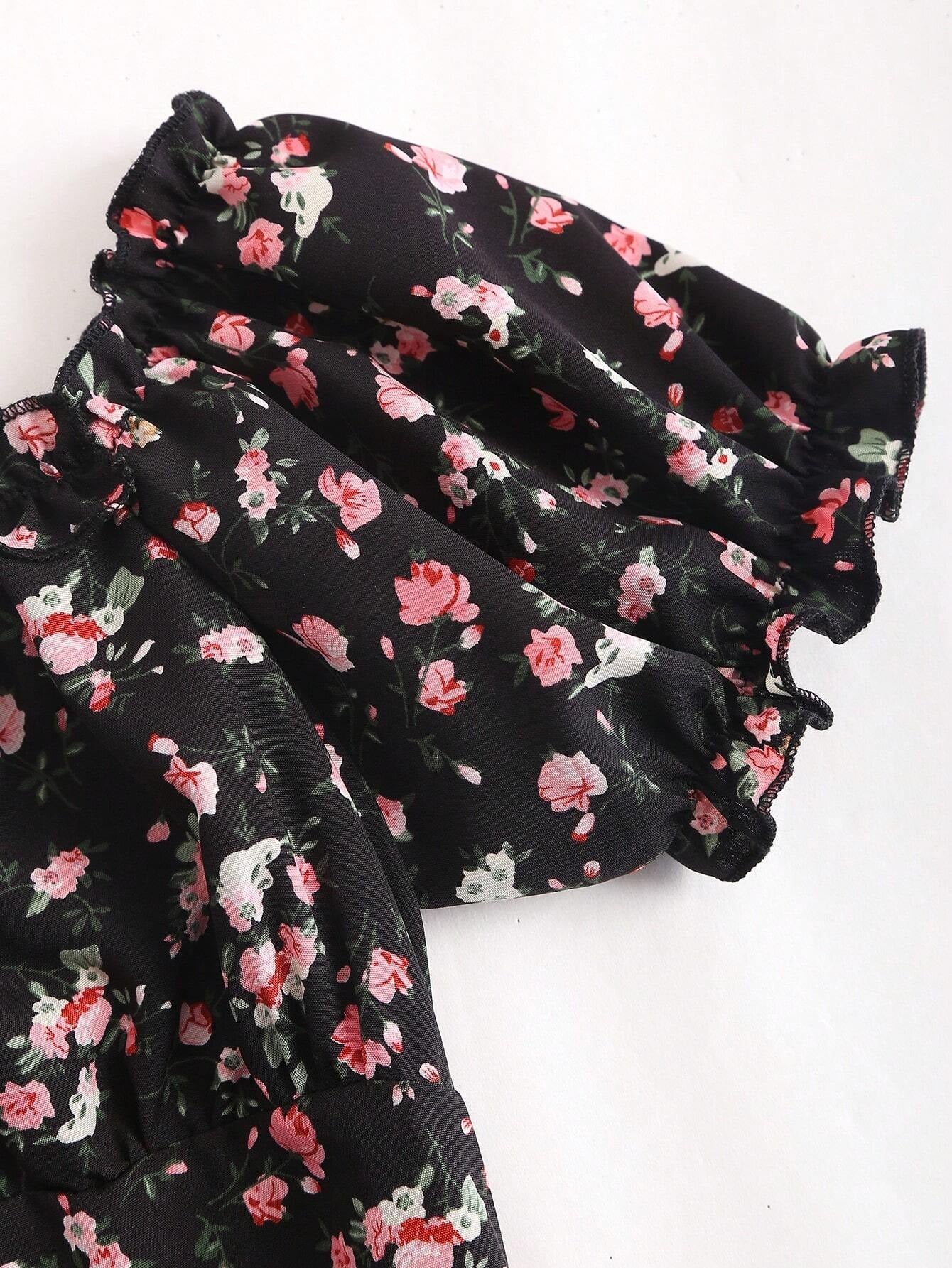 Vestido Midi Floral Ysé