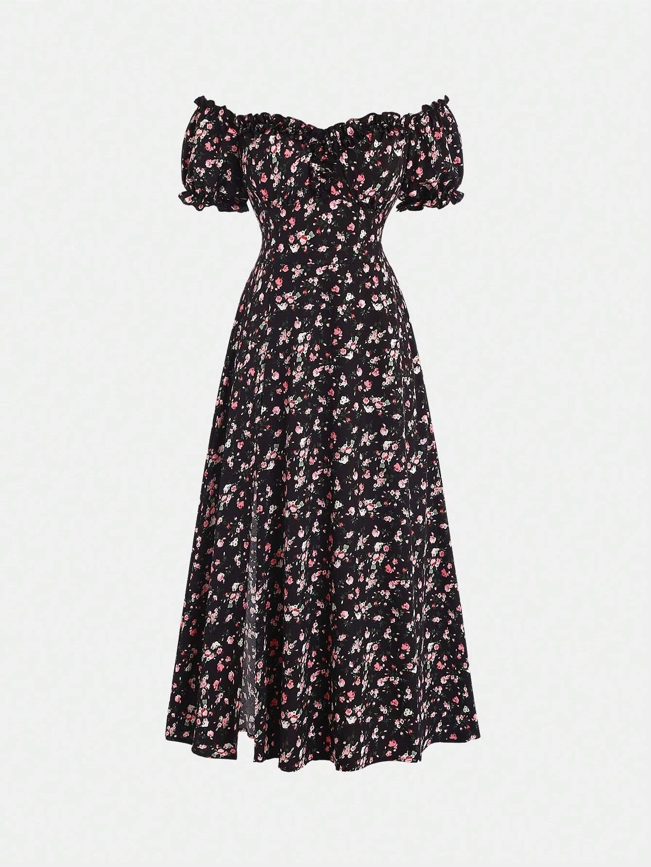Vestido Midi Floral Ysé