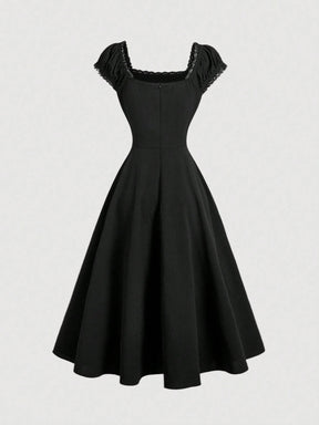 Vestido Midi Preto Amarante