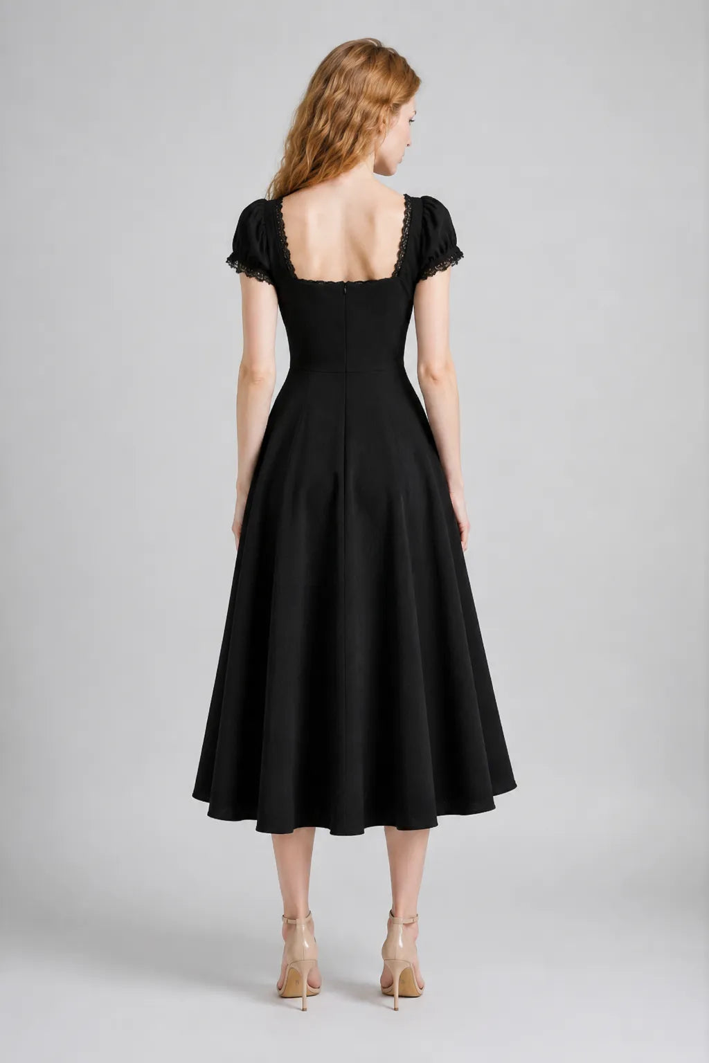Vestido Midi Preto Amarante