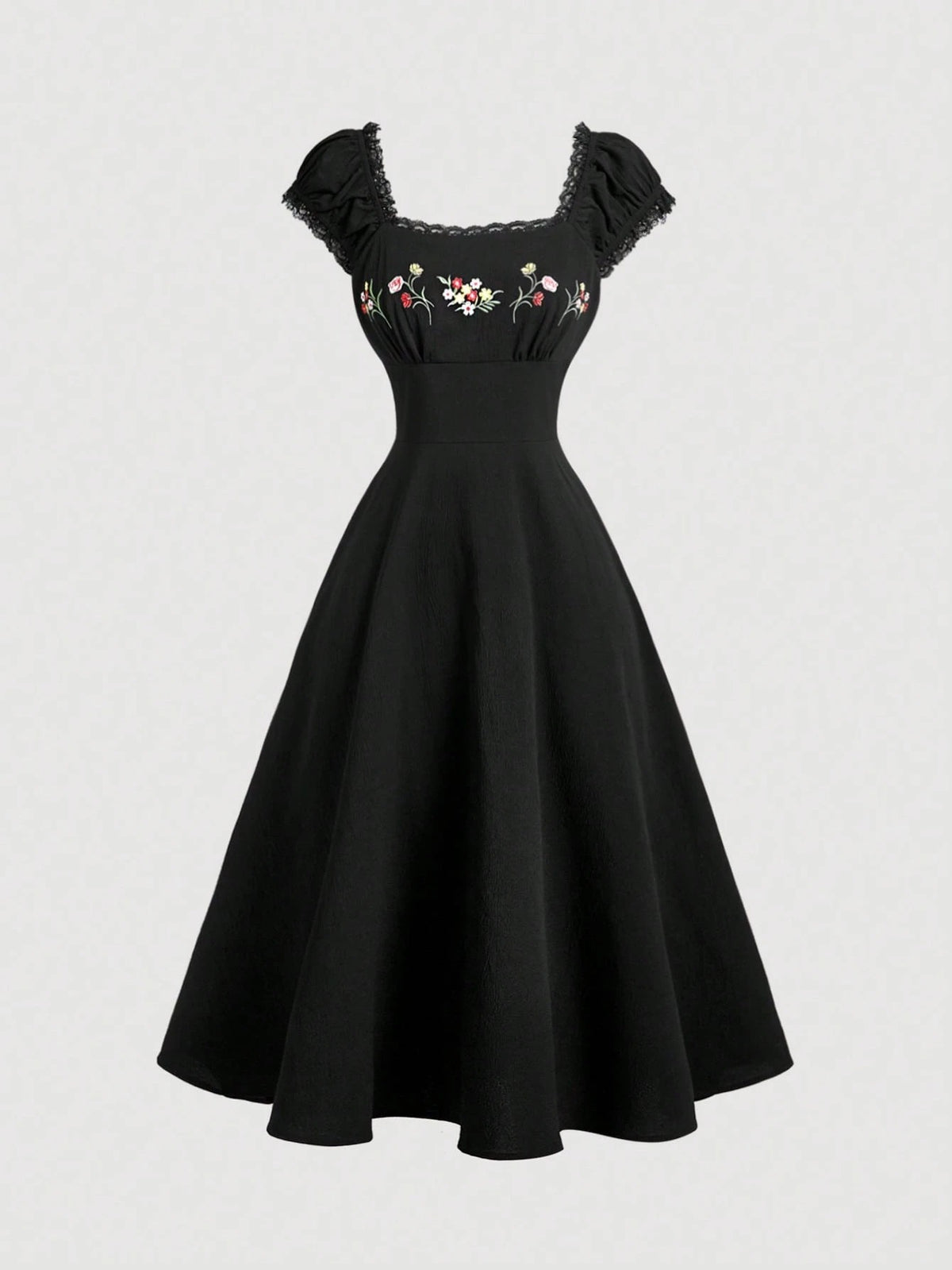 Vestido Midi Preto Amarante