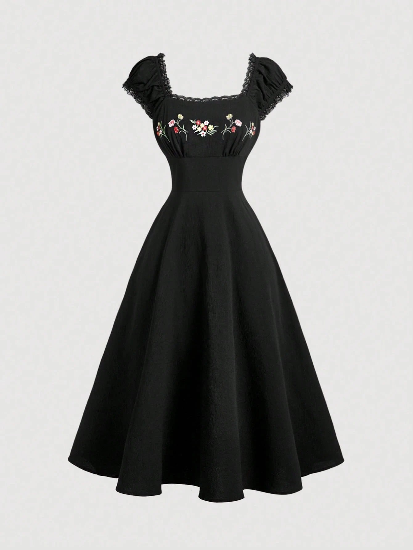 Vestido Midi Preto Amarante