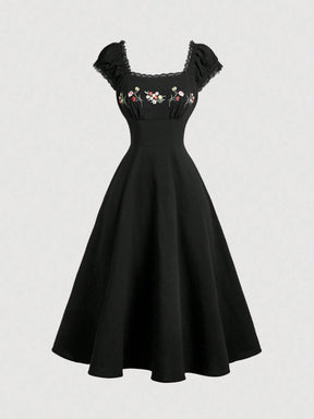 Vestido Midi Preto Amarante