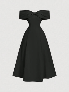 Vestido Midi Preto Anaïs