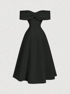 Vestido Midi Preto Anaïs