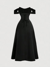 Vestido Midi Preto Celine