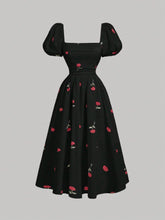 Vestido Midi Preto Élodie