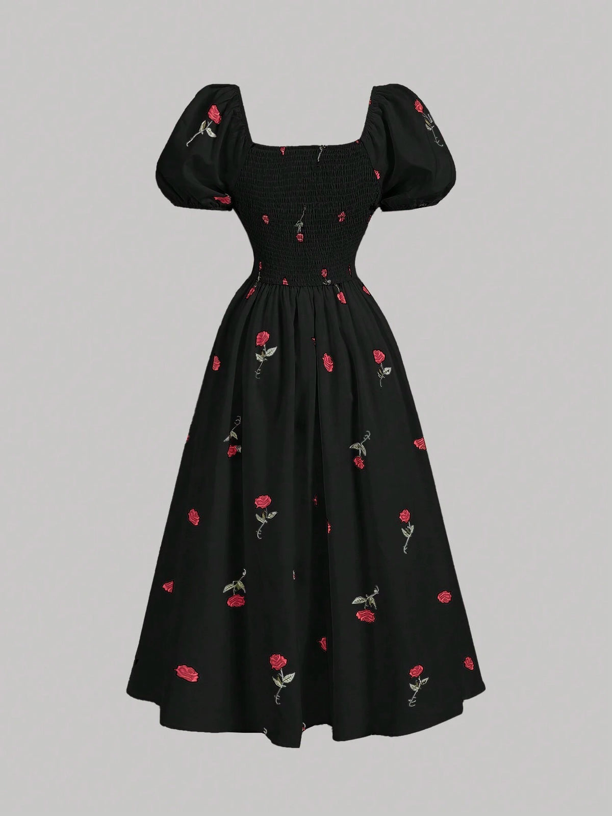 Vestido Midi Preto Élodie