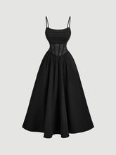 Vestido Midi Preto Evelina