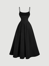 Vestido Midi Preto Isabeau