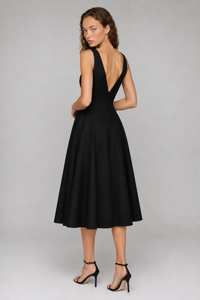 Vestido Midi Preto Lavinia