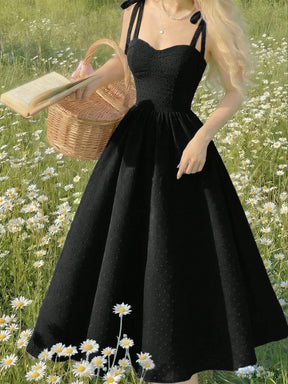Vestido Midi Preto Lorena