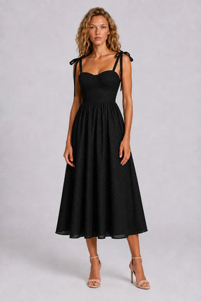 Vestido Midi Preto Lorena