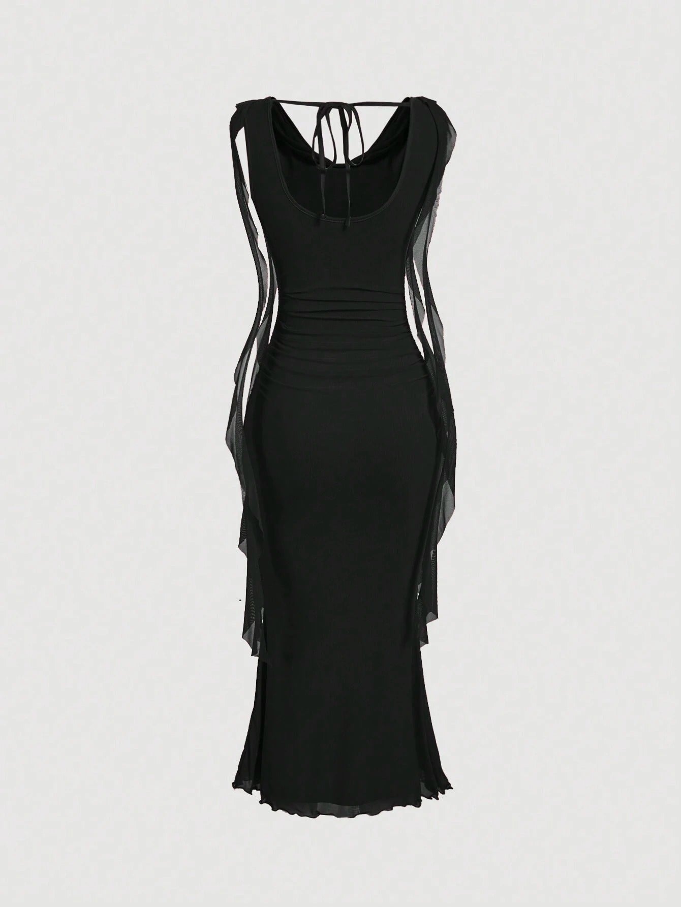 Vestido Midi Preto Noelle