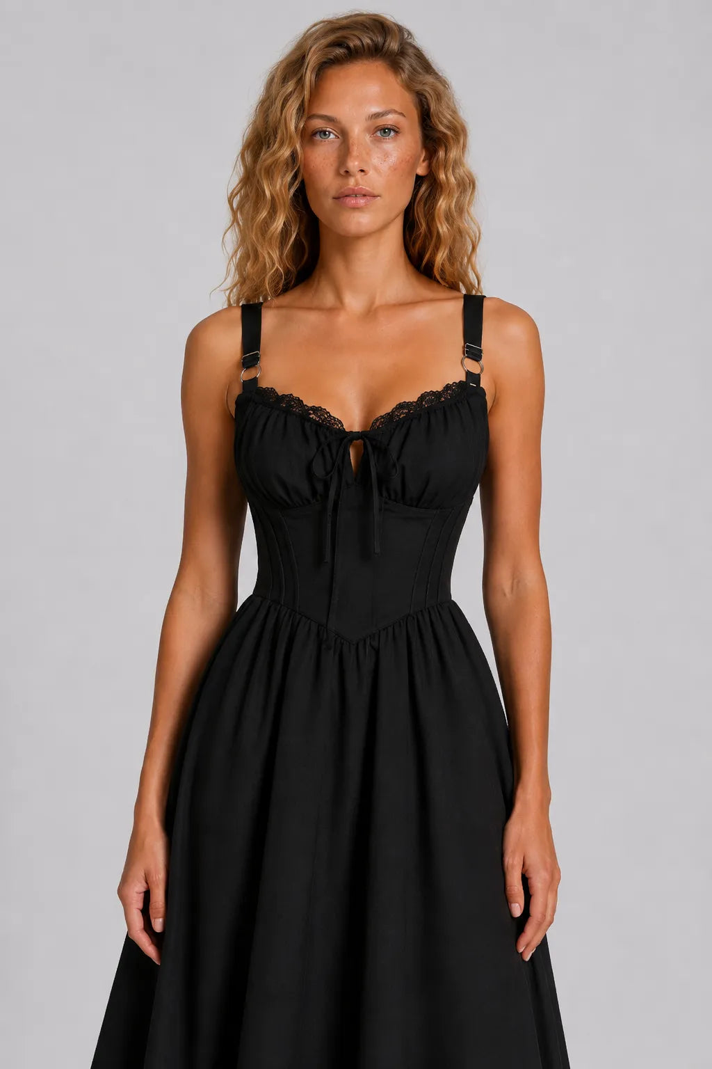 Vestido Midi Preto Noémie