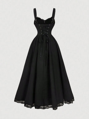 Vestido Midi Preto Noémie