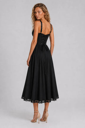 Vestido Midi Preto Noémie