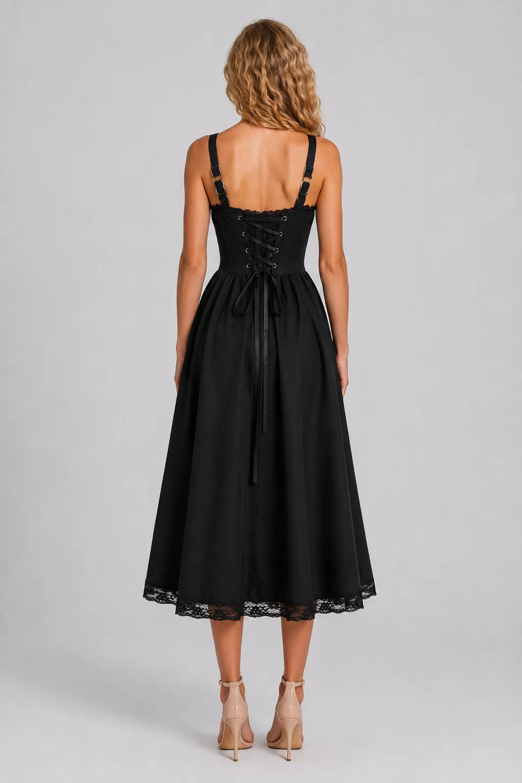 Vestido Midi Preto Noémie