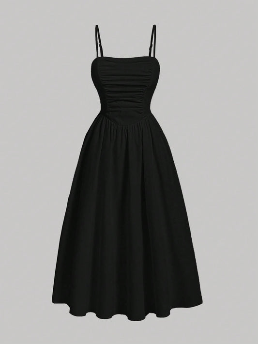 Vestido Midi Preto Valentina