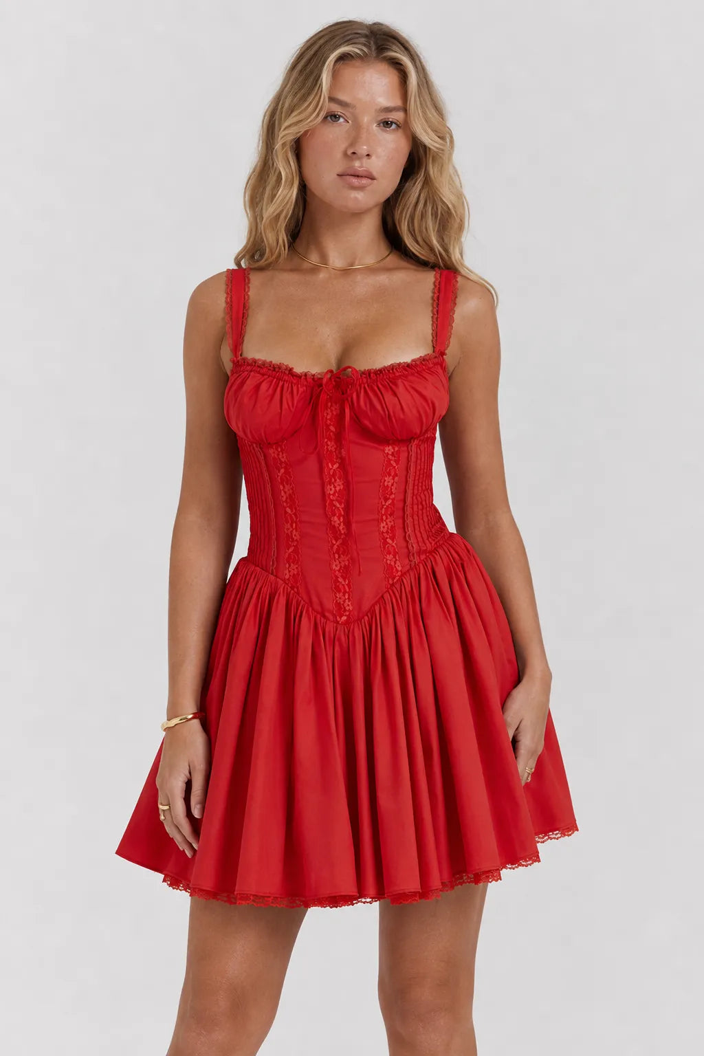 Vestido Vermelho Curto Pietra