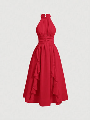Vestido Vermelho Midi Camila