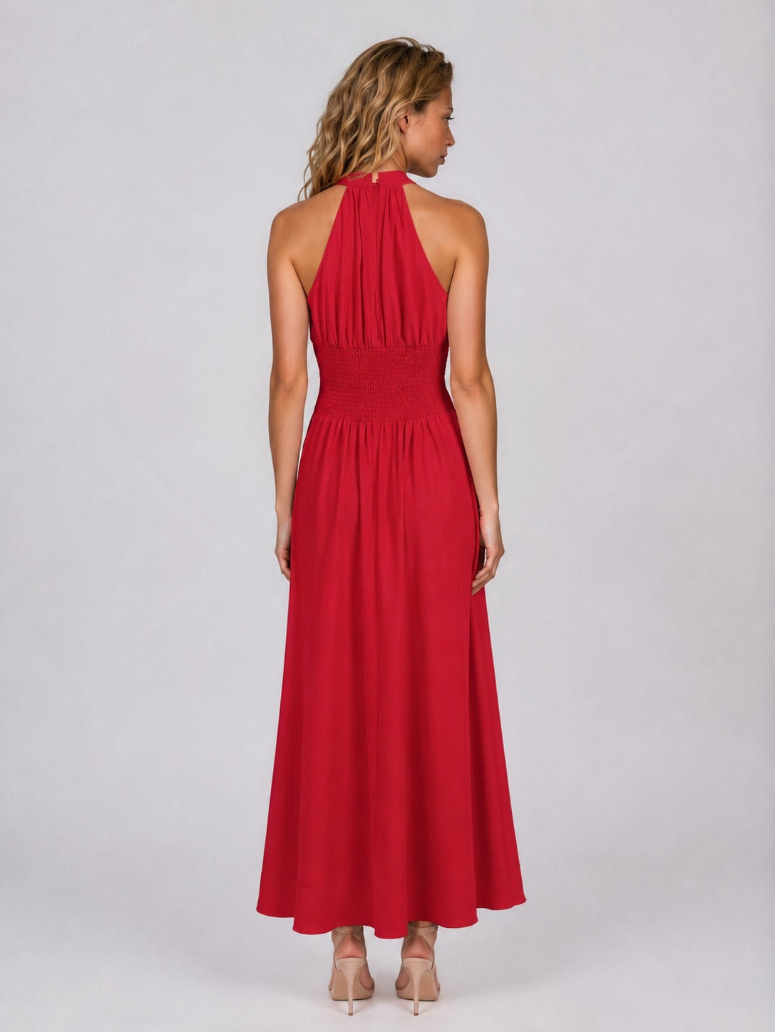 Vestido Vermelho Midi Camila